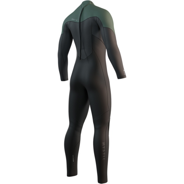 2026 Mystic Mens Star 4/3mm Back Zip Wetsuit 35000.250026 - Dark Olive